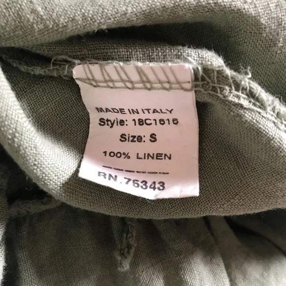 100% Linen Sleeveless Top - Picture 11 of 11